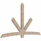 Ekena Millwork Alberta Smooth Timber Gable Bracket, Douglas Fir, 108"W x 63"H x 3 1/2"D x 5 1/2"F, 14/12 Pitch GBW108X63X0406ALB00SDF - alternate 3